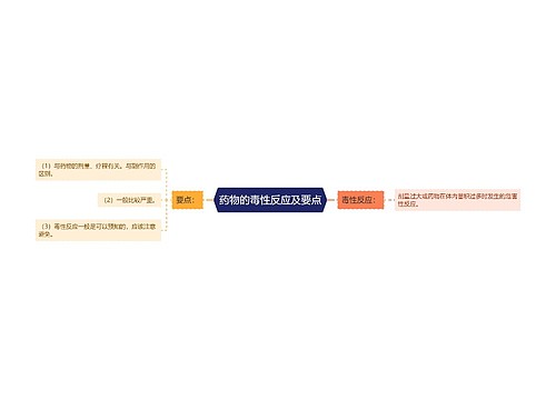 药物的毒性反应及要点