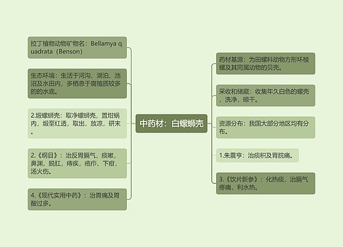 中药材：白螺蛳壳