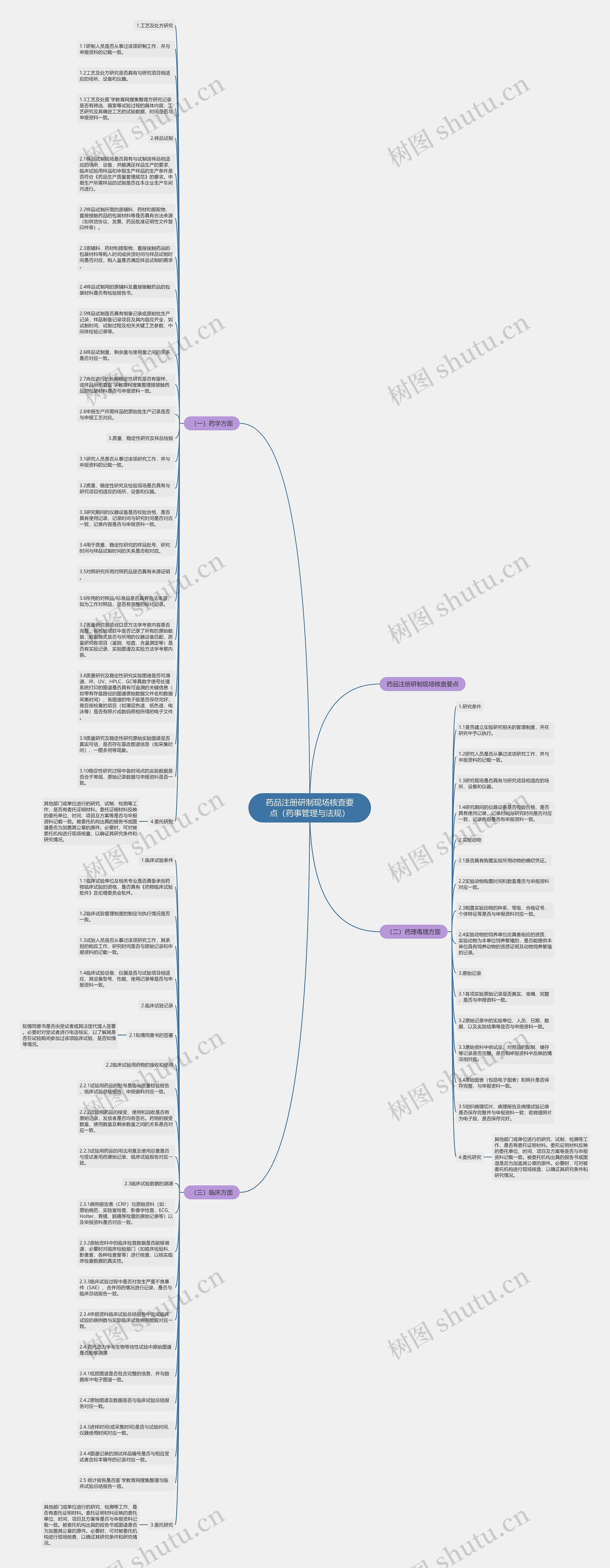 药品注册研制现场核查要点（药事管理与法规）