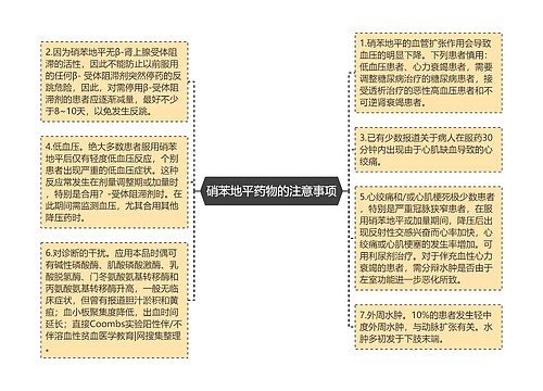 硝苯地平药物的注意事项