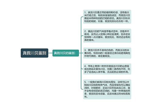 真假川贝鉴别