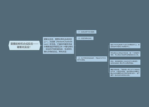 重要的有机合成反应——硼氢化反应！