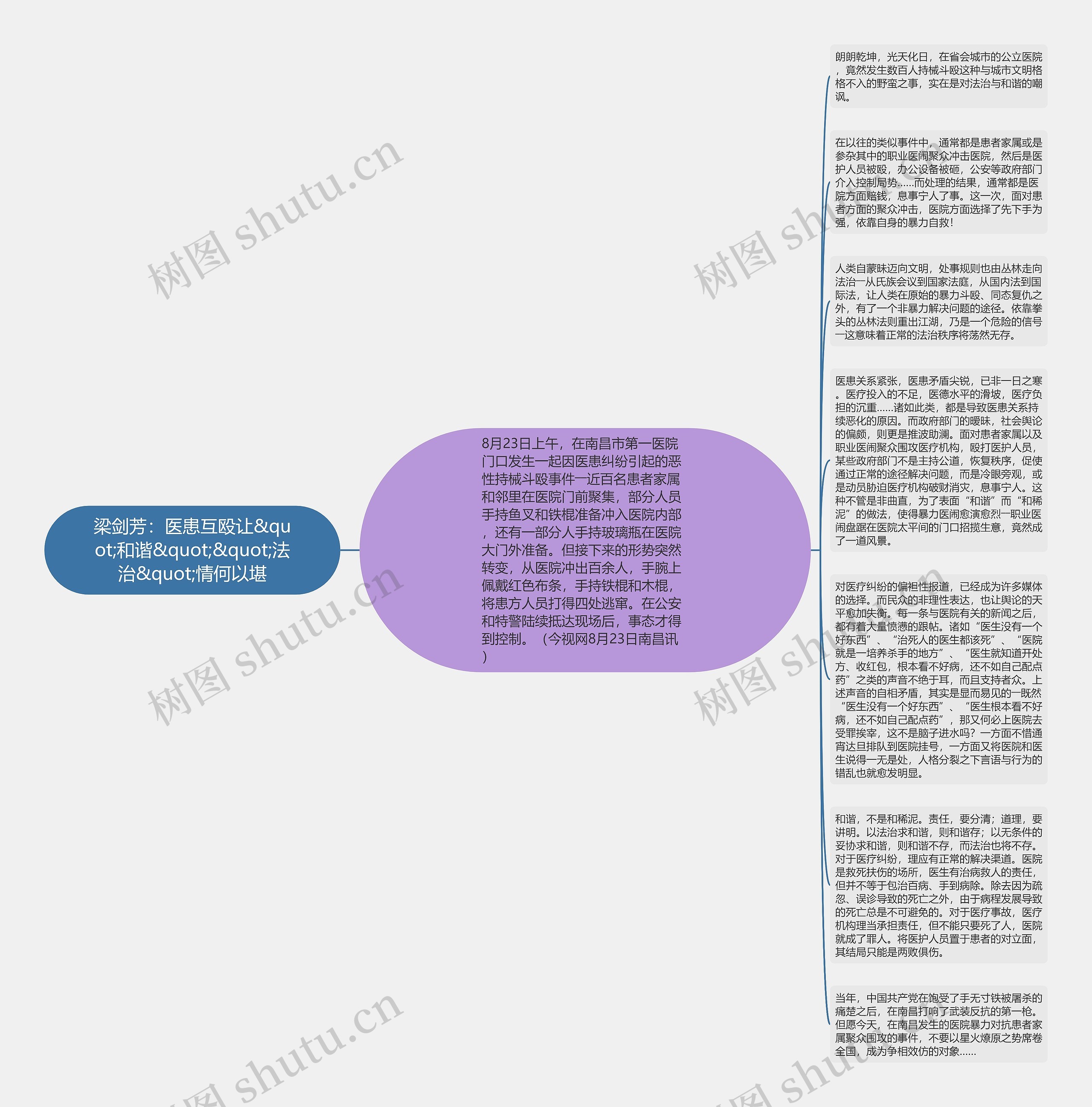 梁剑芳：医患互殴让&quot;和谐&quot;&quot;法治&quot;情何以堪