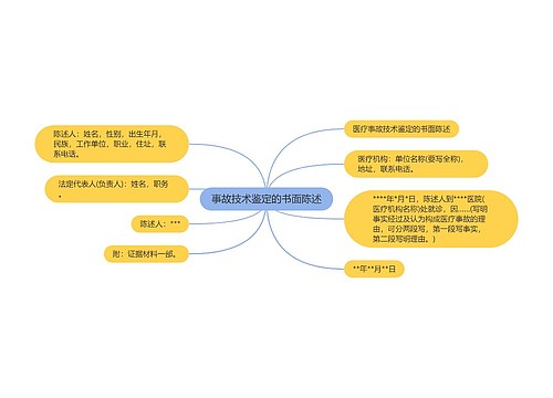 事故技术鉴定的书面陈述