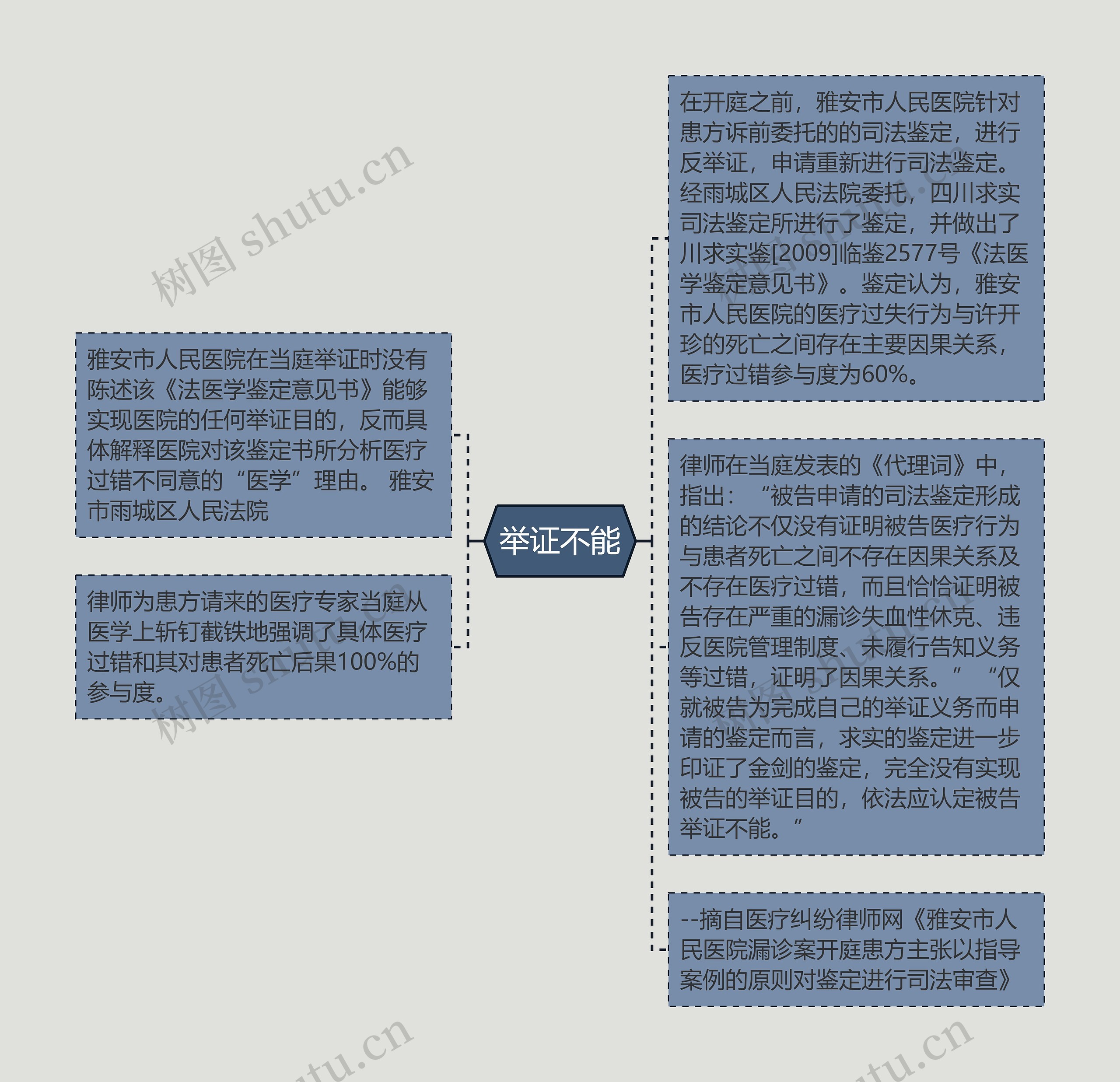 举证不能思维导图