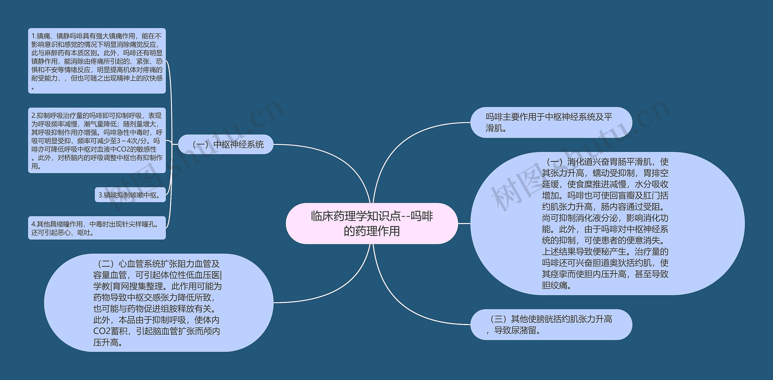 临床药理学知识点--吗啡的药理作用