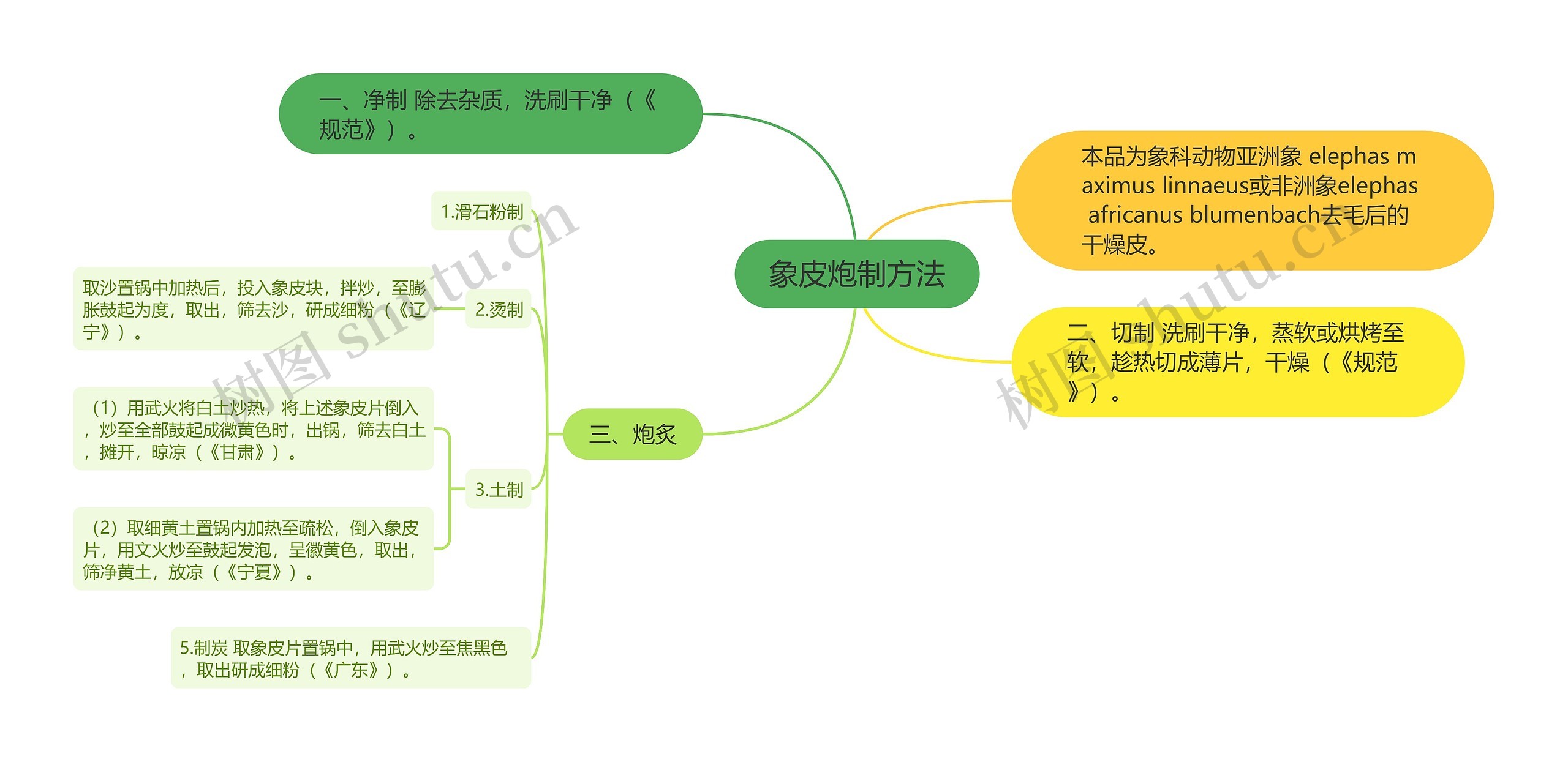 象皮炮制方法 象皮炮制方法