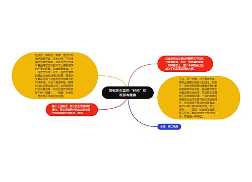 警惕医生滥用“好药”损害患者健康