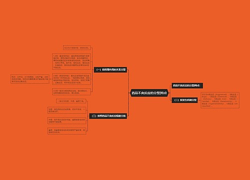 药品不良反应的分型|特点