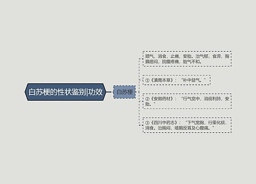 白苏梗的性状鉴别|功效