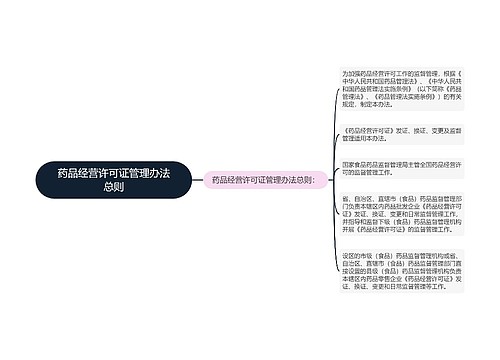 药品经营许可证管理办法总则