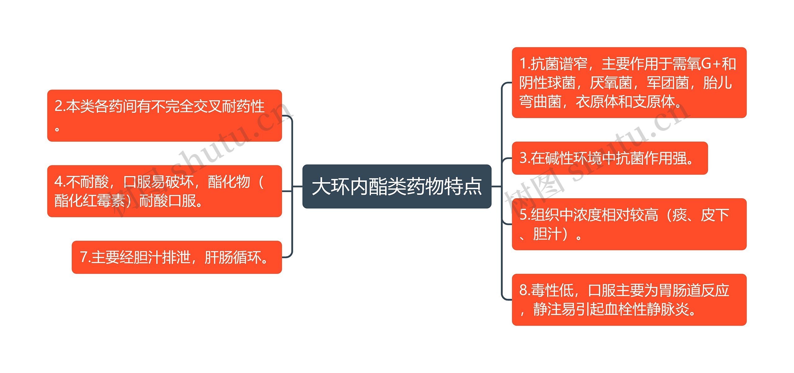 大环内酯类药物特点