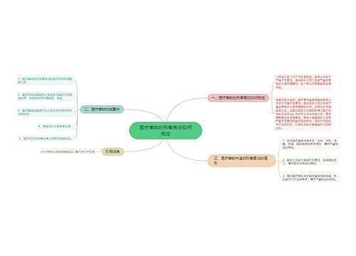 医疗事故的刑事责任如何规定