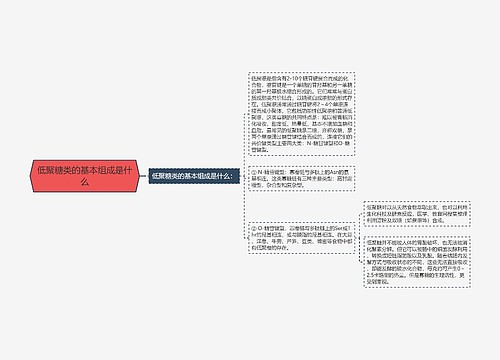 低聚糖类的基本组成是什么