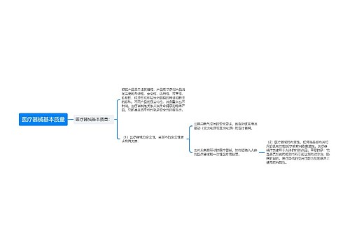 医疗器械基本质量