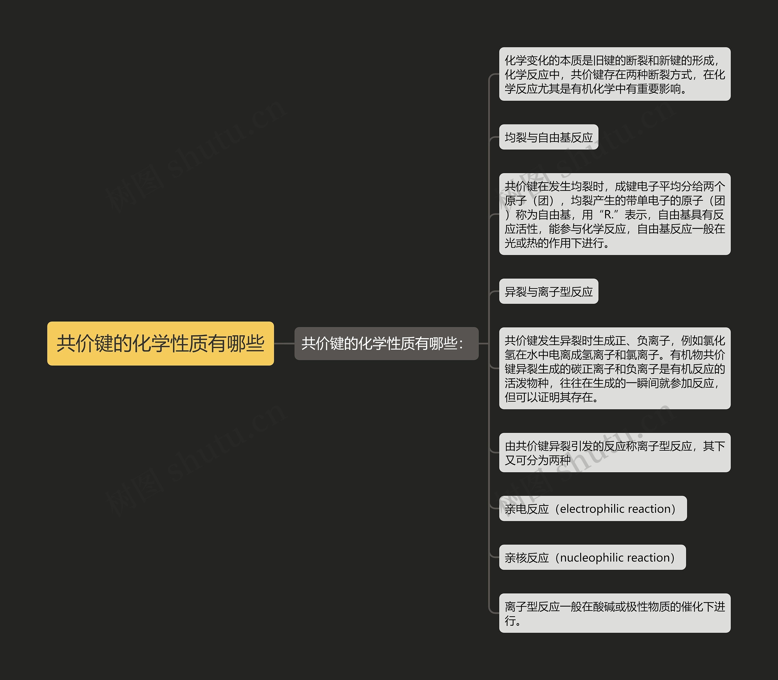 共价键的化学性质有哪些