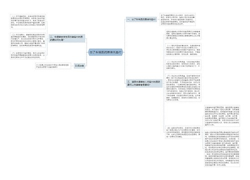 出了车祸医药费谁先垫付