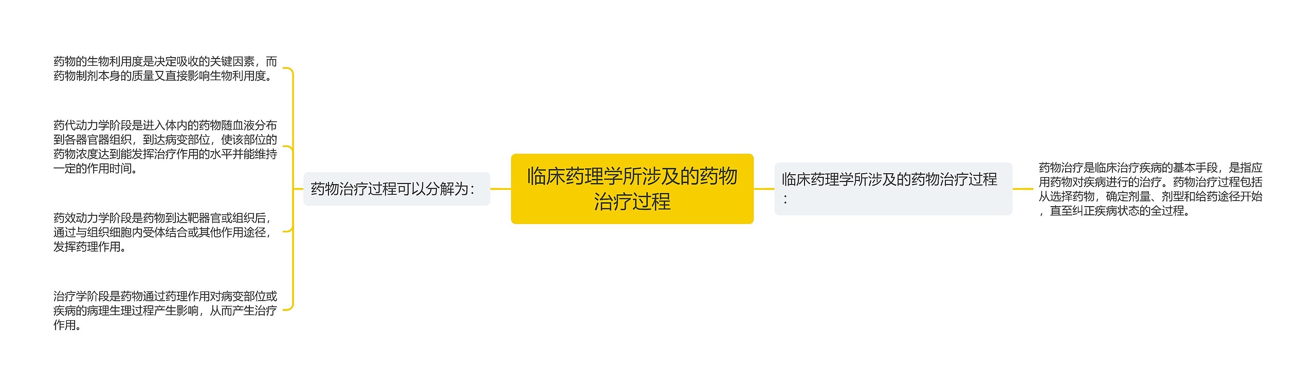 临床药理学所涉及的药物治疗过程