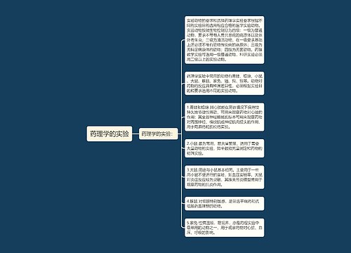 药理学的实验