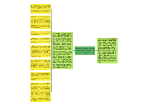 医院停药一天引发5年医患纠纷经调解少女获赔42万元