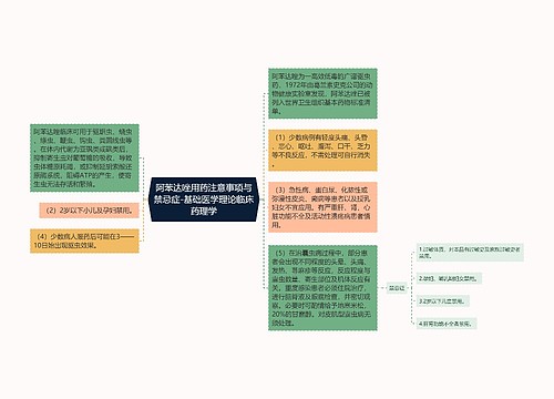 阿苯达唑用药注意事项与禁忌症-基础医学理论临床药理学