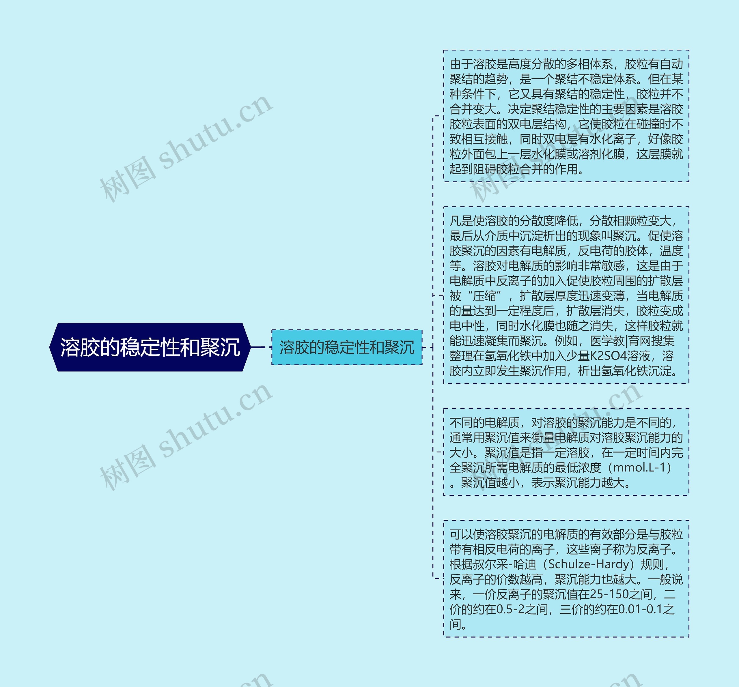 溶胶的稳定性和聚沉
