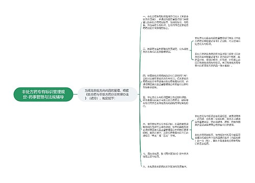 非处方药专有标识管理规定-药事管理与法规辅导