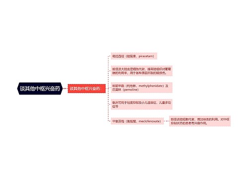 谈其他中枢兴奋药