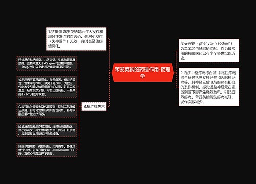 苯妥英钠的药理作用-药理学