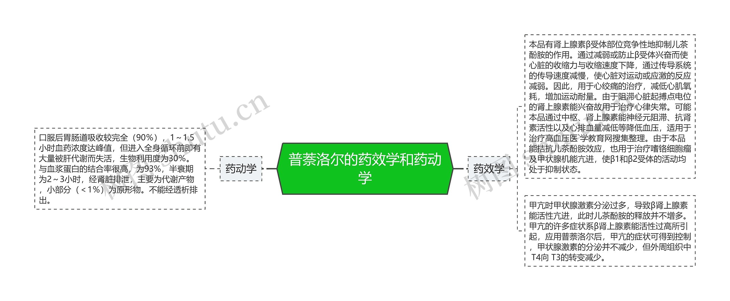 普萘洛尔的药效学和药动学 普萘洛尔的药效学和药动学
