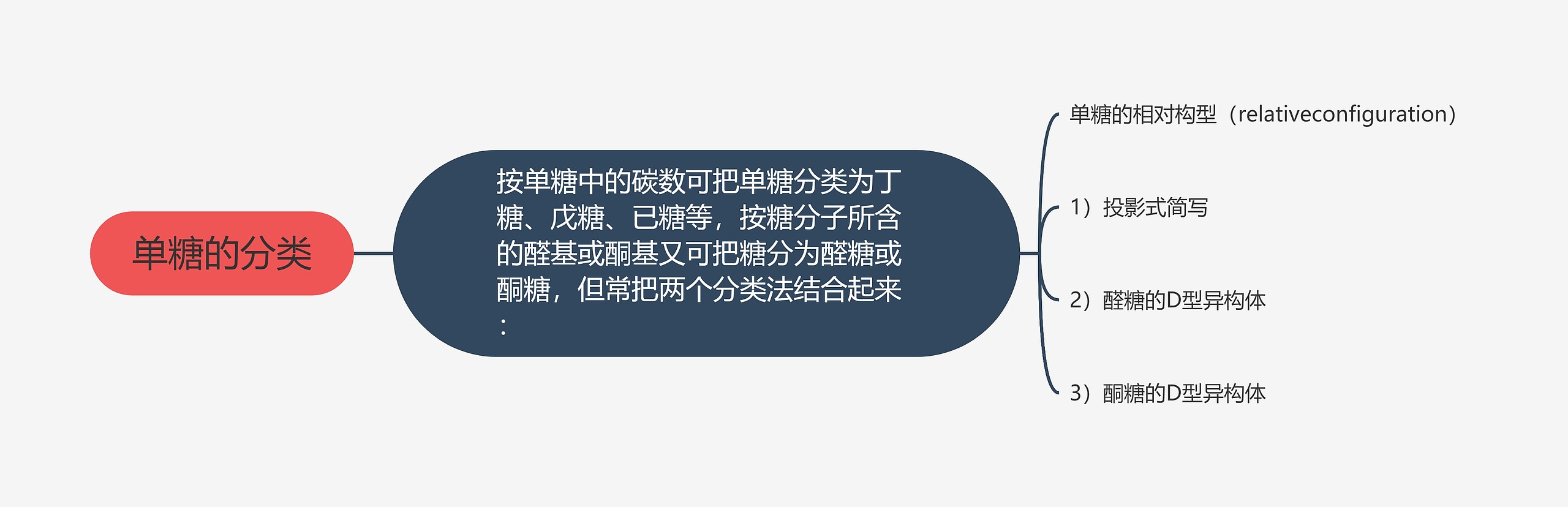 单糖的分类思维导图