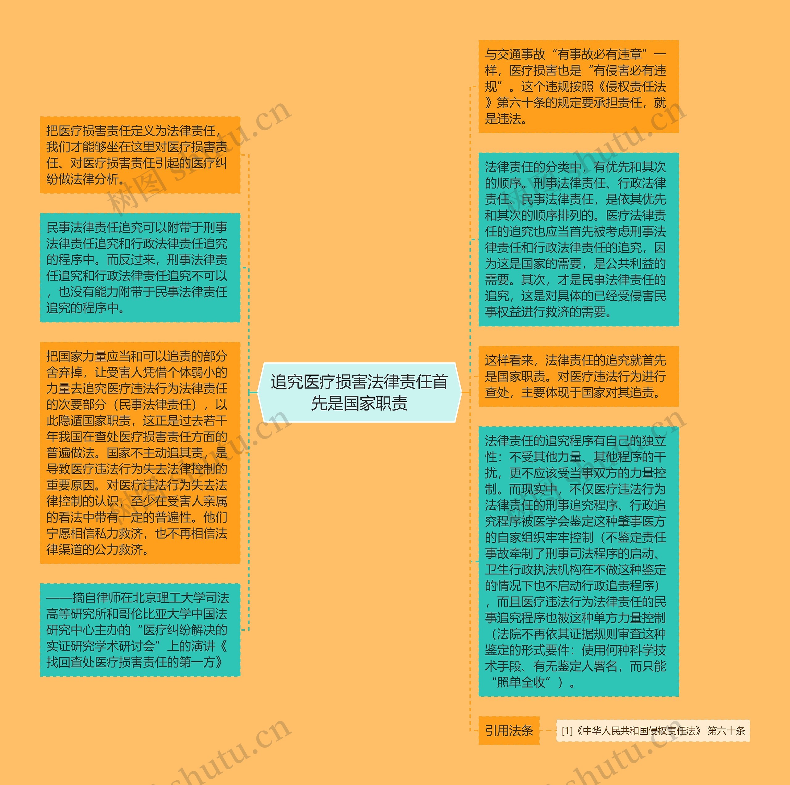 追究医疗损害法律责任首先是国家职责思维导图