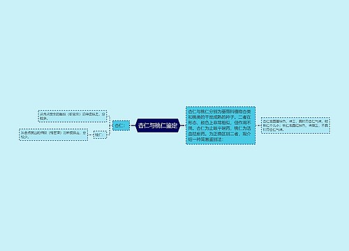 杏仁与桃仁鉴定