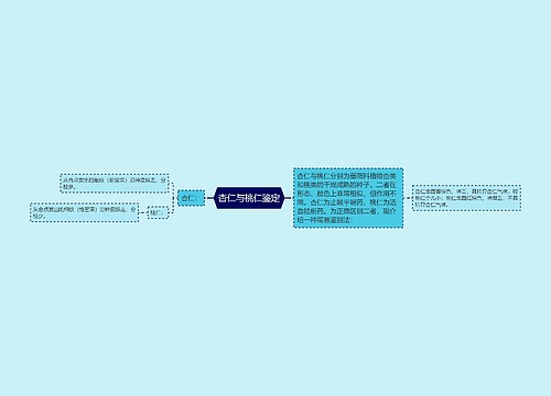 杏仁与桃仁鉴定