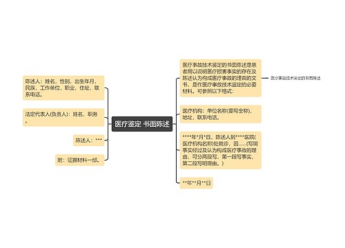 医疗鉴定 书面陈述