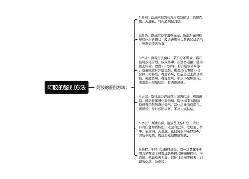 阿胶的鉴别方法