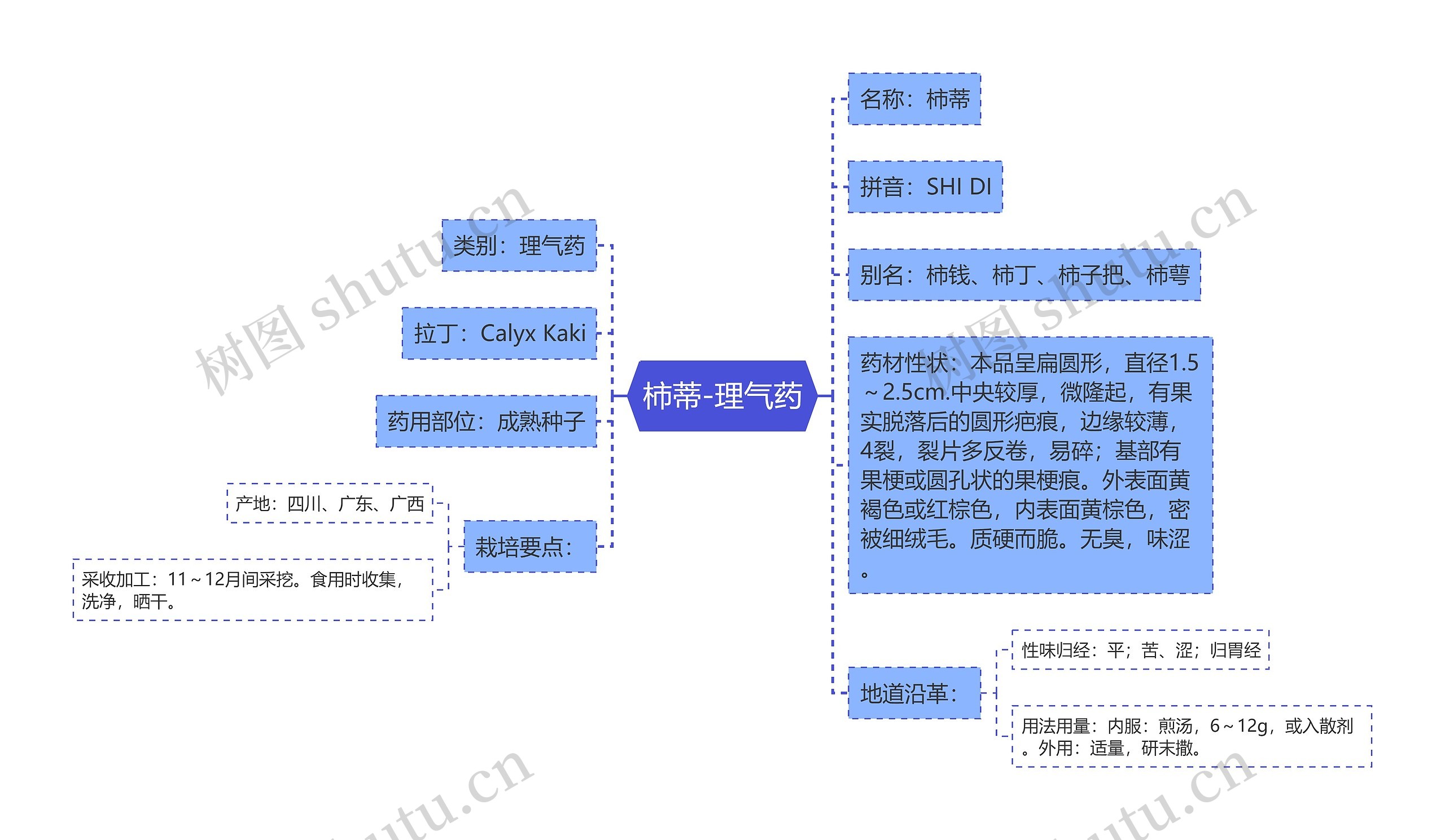 柿蒂-理气药 柿蒂-理气药