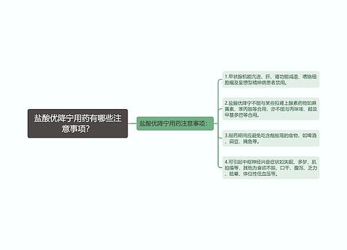 盐酸优降宁用药有哪些注意事项？