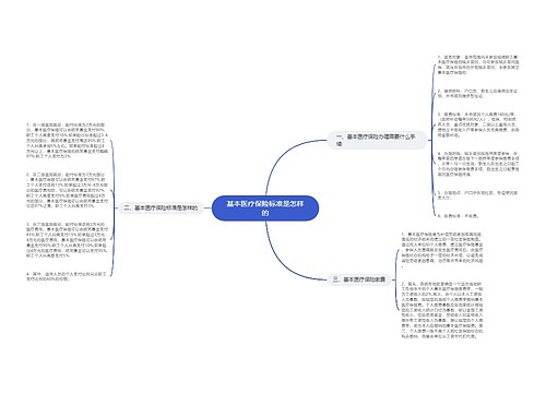 基本医疗保险标准是怎样的