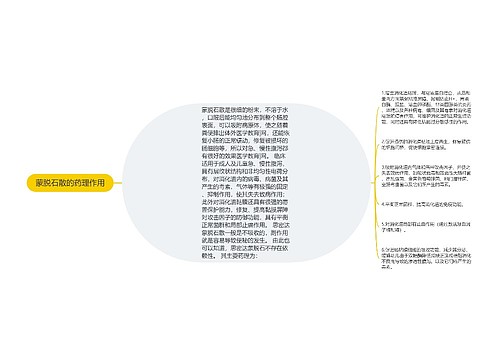 蒙脱石散的药理作用