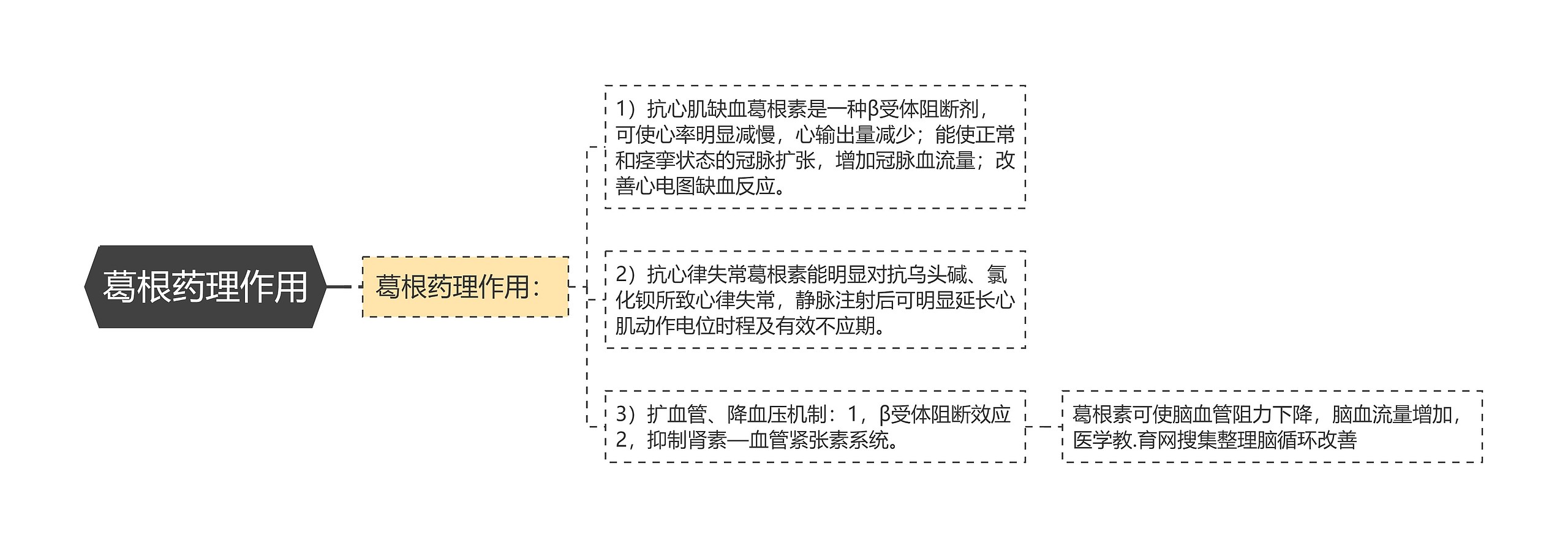 葛根药理作用