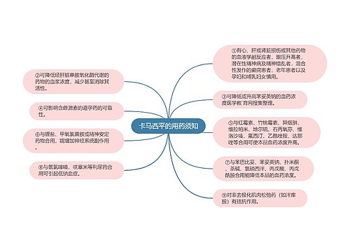 卡马西平的用药须知