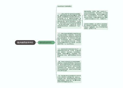 临床前药效学评价