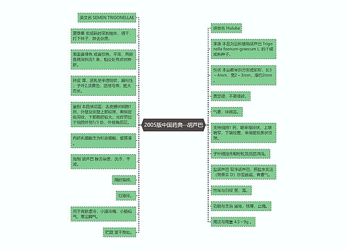 2005版中国药典--胡芦巴