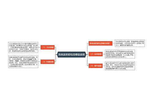 系统误差都包括哪些误差