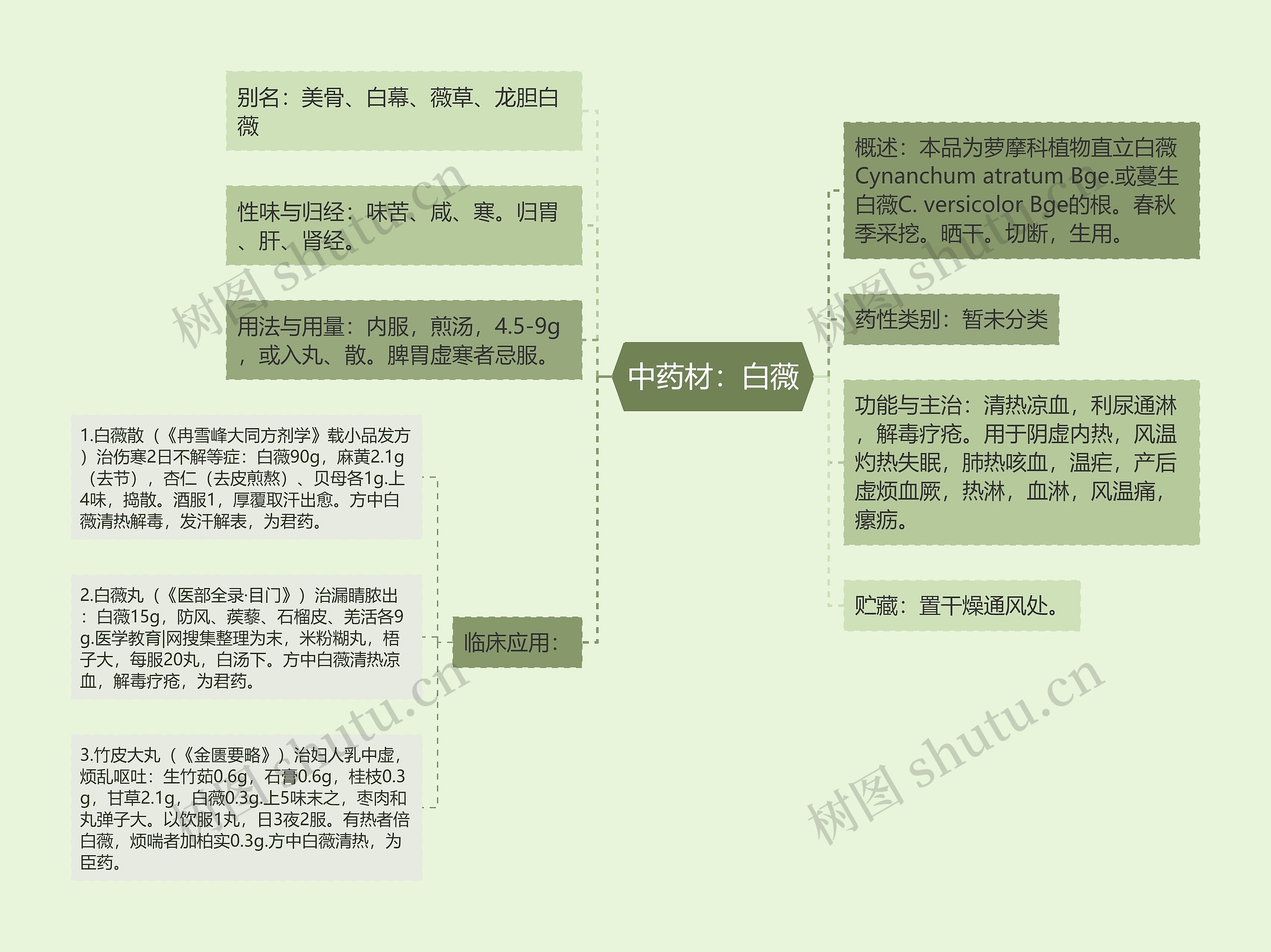 中药材：白薇