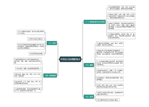 中药处方的调配特点