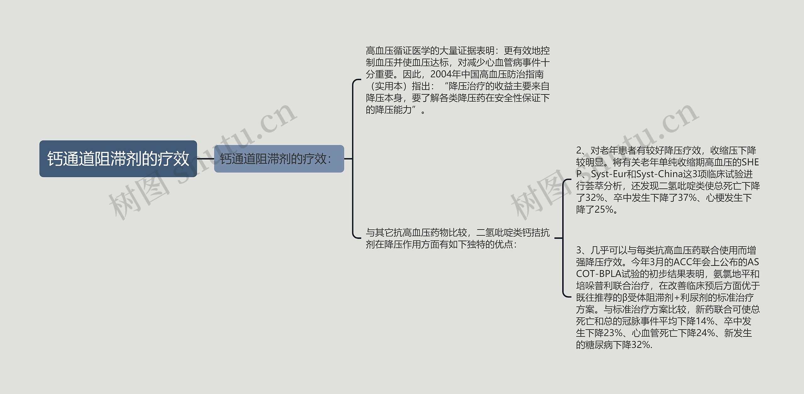 钙通道阻滞剂的疗效