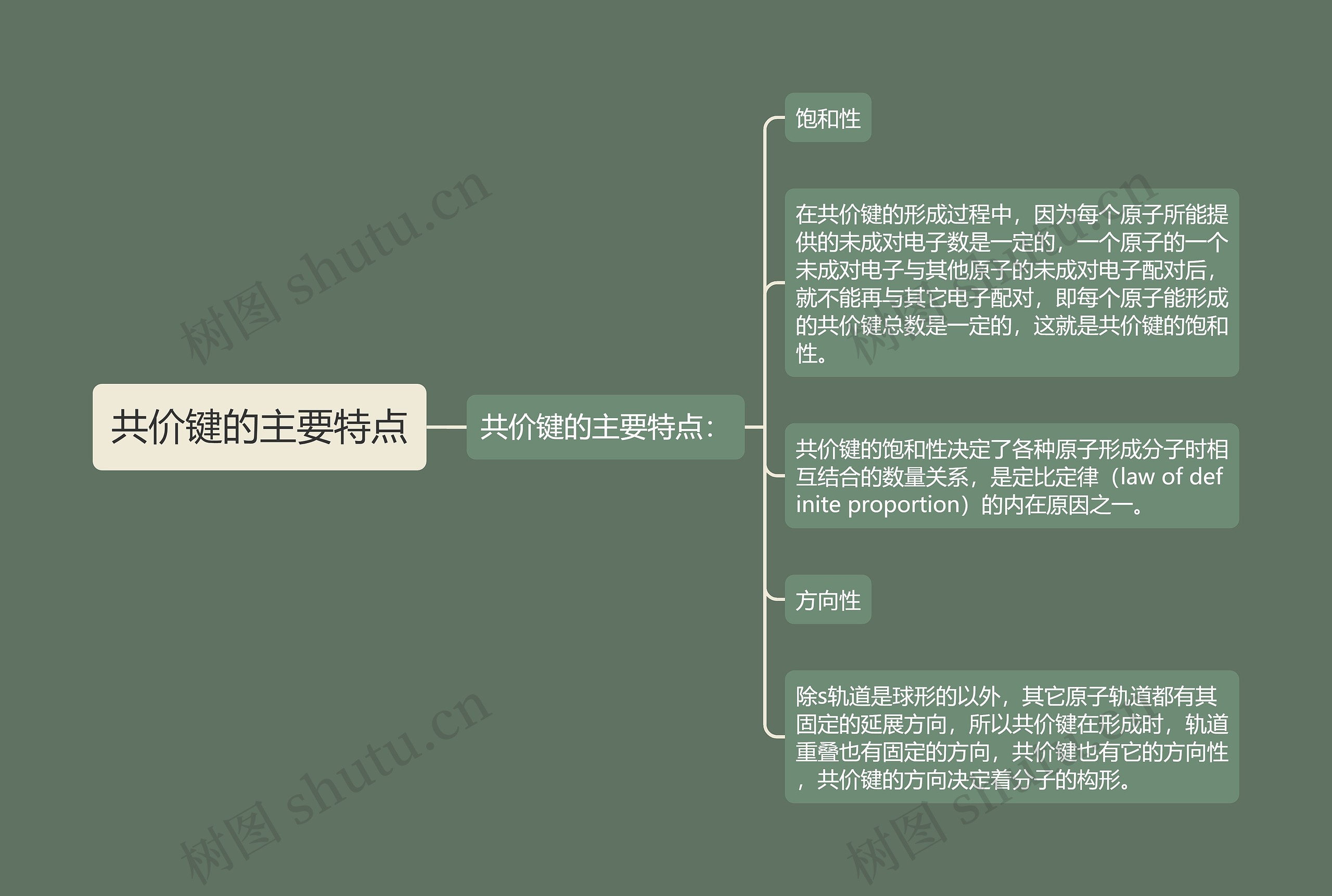 共价键的主要特点