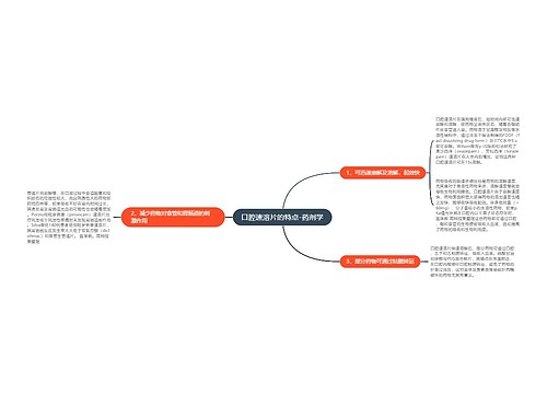 口腔速溶片的特点-药剂学